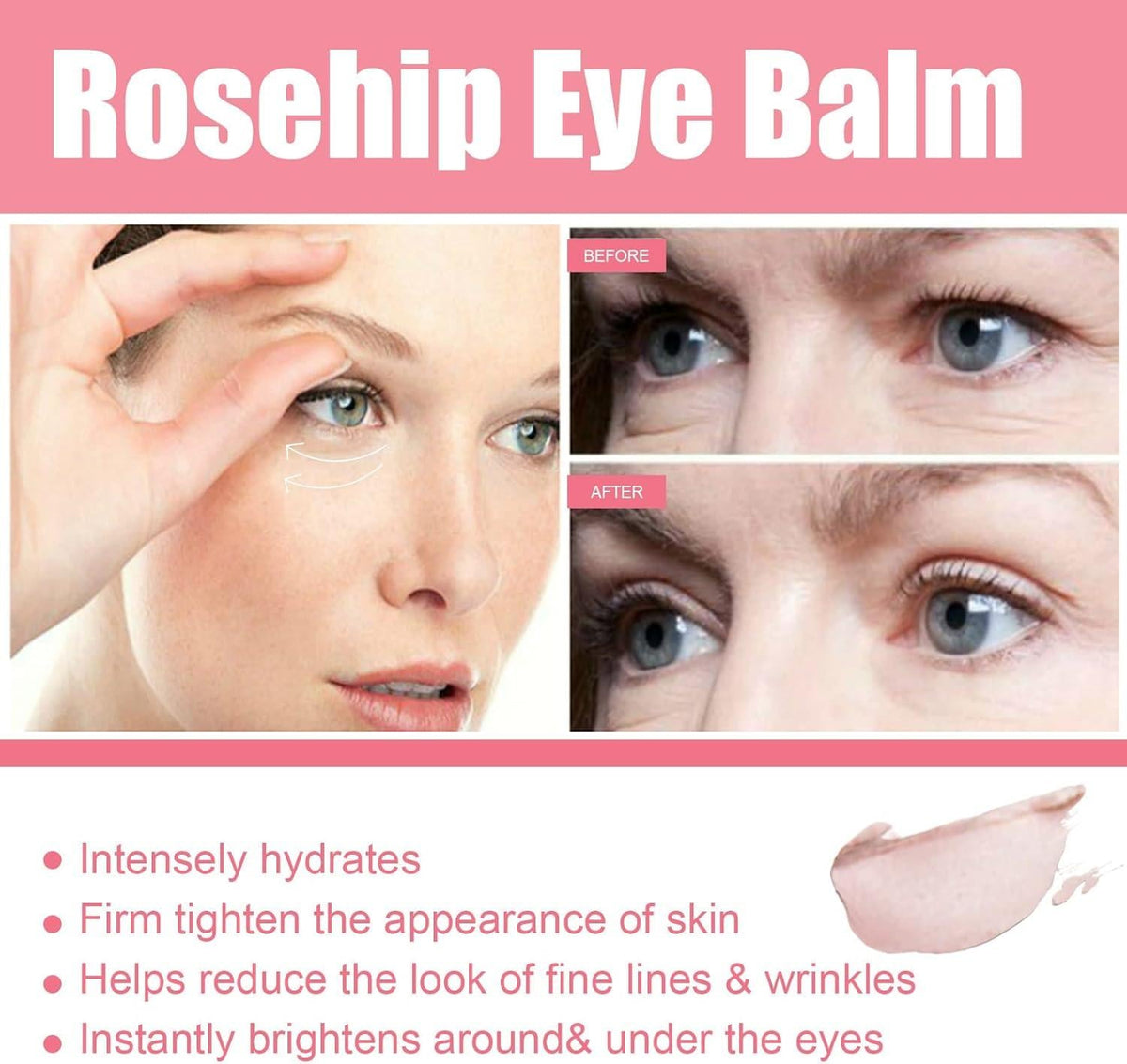 Anti-Aging Eye Cream – Caffeine & Arnica for Dark Circles & Puffiness