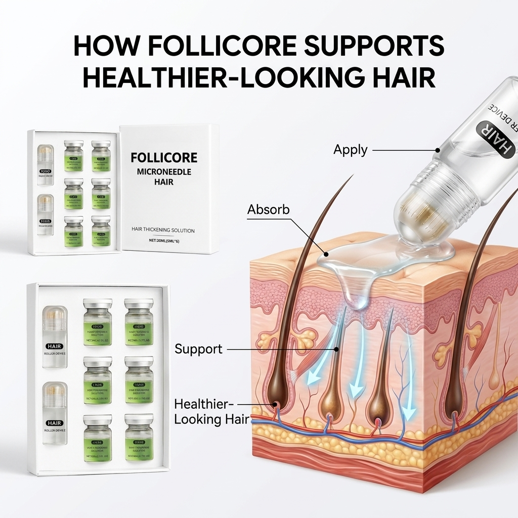 Follicore™ Micro-Needle Hair Treatment Kit