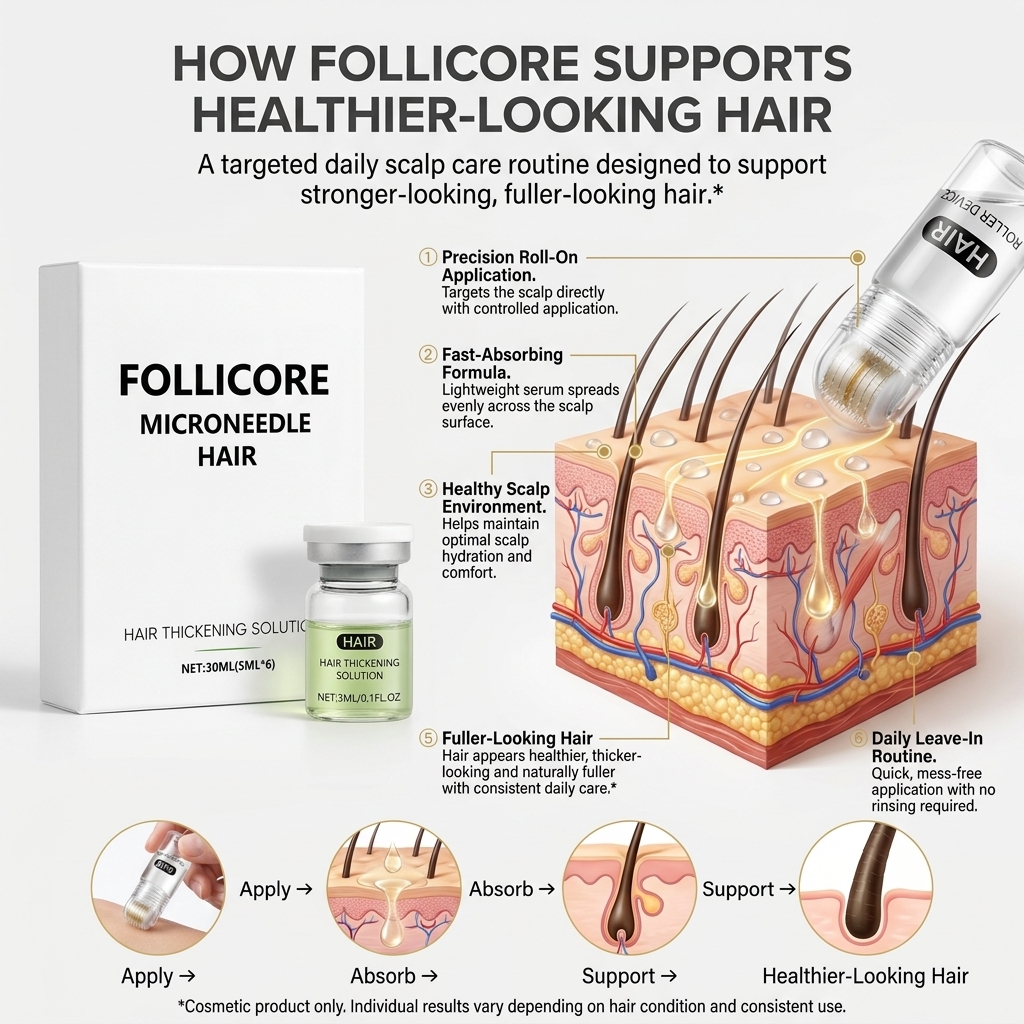 Follicore™ Micro-Needle Hair Treatment Kit