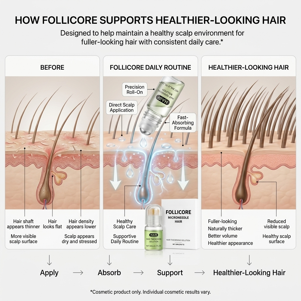 Follicore™ Micro-Needle Hair Treatment Kit