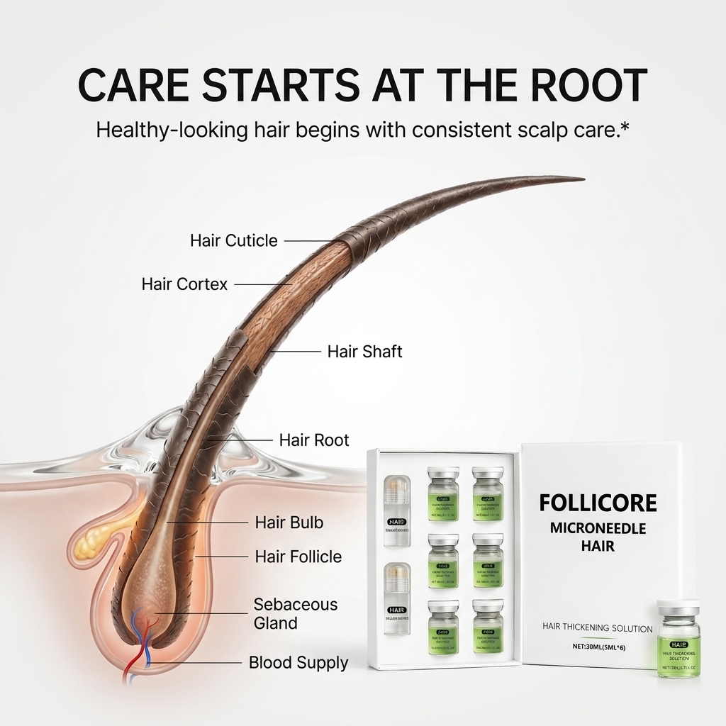 Follicore™ Micro-Needle Hair Treatment Kit