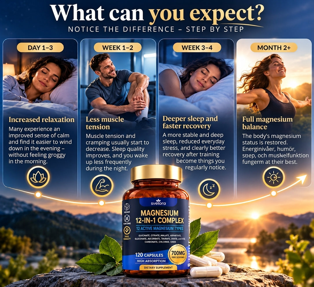 Magnesium 12-in-1 Complex – 12 Forms of Magnesium, Complex, 120 Capsules