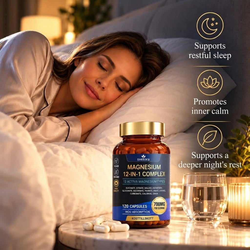 Magnesium 12-in-1 Complex – 12 Forms of Magnesium, Complex, 120 Capsules