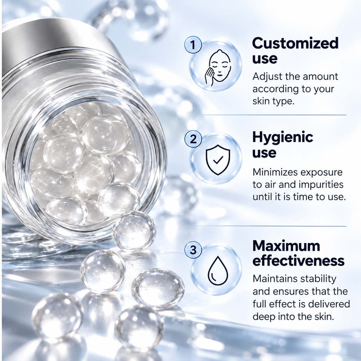 Hyaluronic PDRN Orb Serum – Hyaluronic Acid, Niacinamide & Glutathione – 20 g