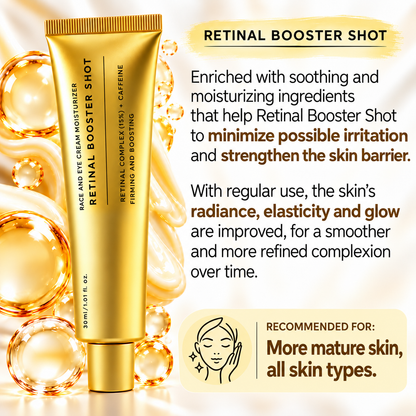 Retinal Booster Shot – Lifting Facial & Eye Cream with Retinal + Caffeine, 30 ml