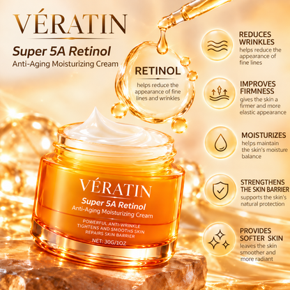 Retinol Face Cream Anti-Age – Moisturising Cream for Fine Lines and Wrinkles – 30 g