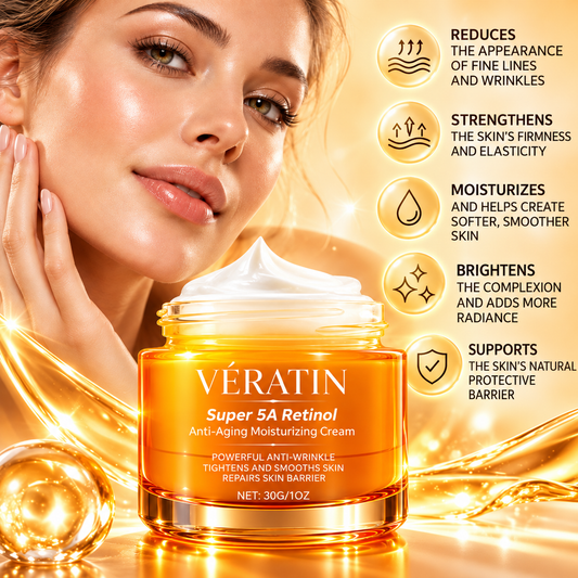 Retinol Face Cream Anti-Age – Moisturising Cream for Fine Lines and Wrinkles – 30 g