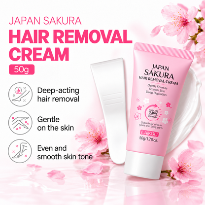 Japan Sakura Hair Removal Cream – Quick & Gentle Hair Removal 50 g