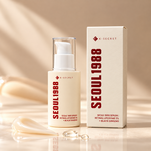 K-SECRET SEOUL 1988 Retinal Serum 2% + Black Ginseng – 30ml