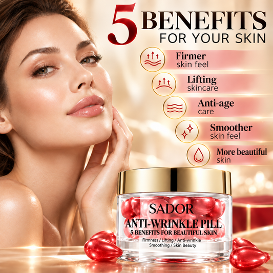 Anti-Age Serum Capsules for the Face – Anti-Wrinkle Essence Oil, 30 Capsules