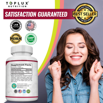 Organic Beet Root 2040mg Supplement – 90 Tablets