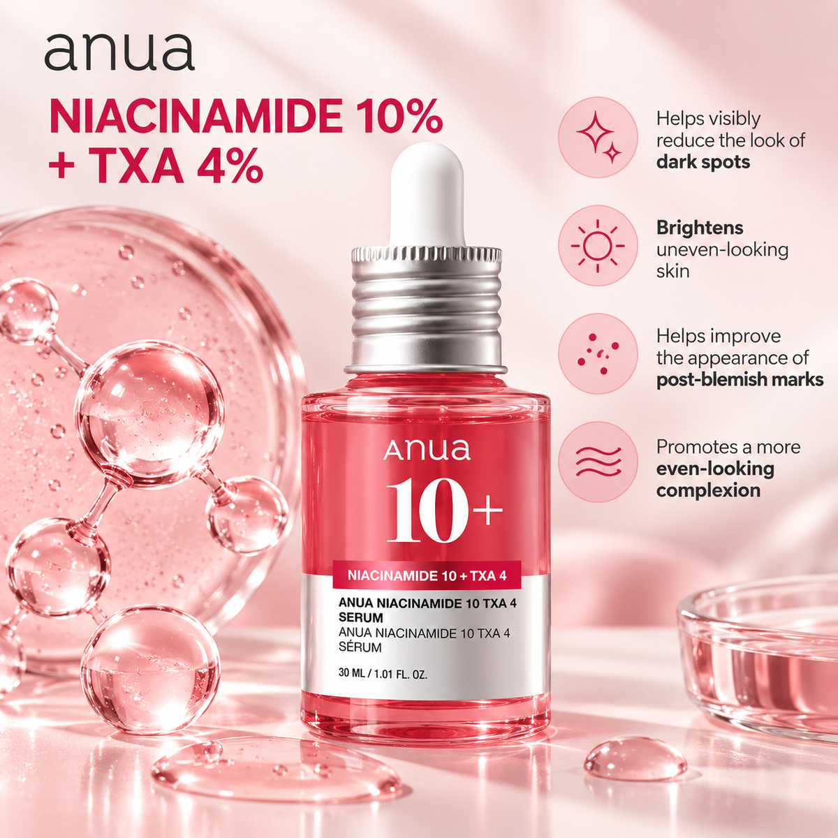 Niacinamide 10% + TXA 4% Dark Spot Correcting Serum