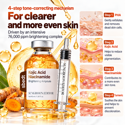 Kojic Acid + Niacinamide Serum for Radiance & Even Skin – 40 ml