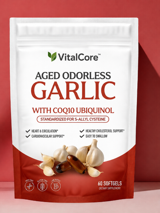 VitalCore Aged Odorless Garlic + CoQ10
