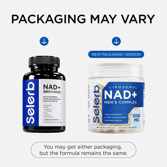 NAD+ for Men – Daily Wellness & Vitality Support Capsules