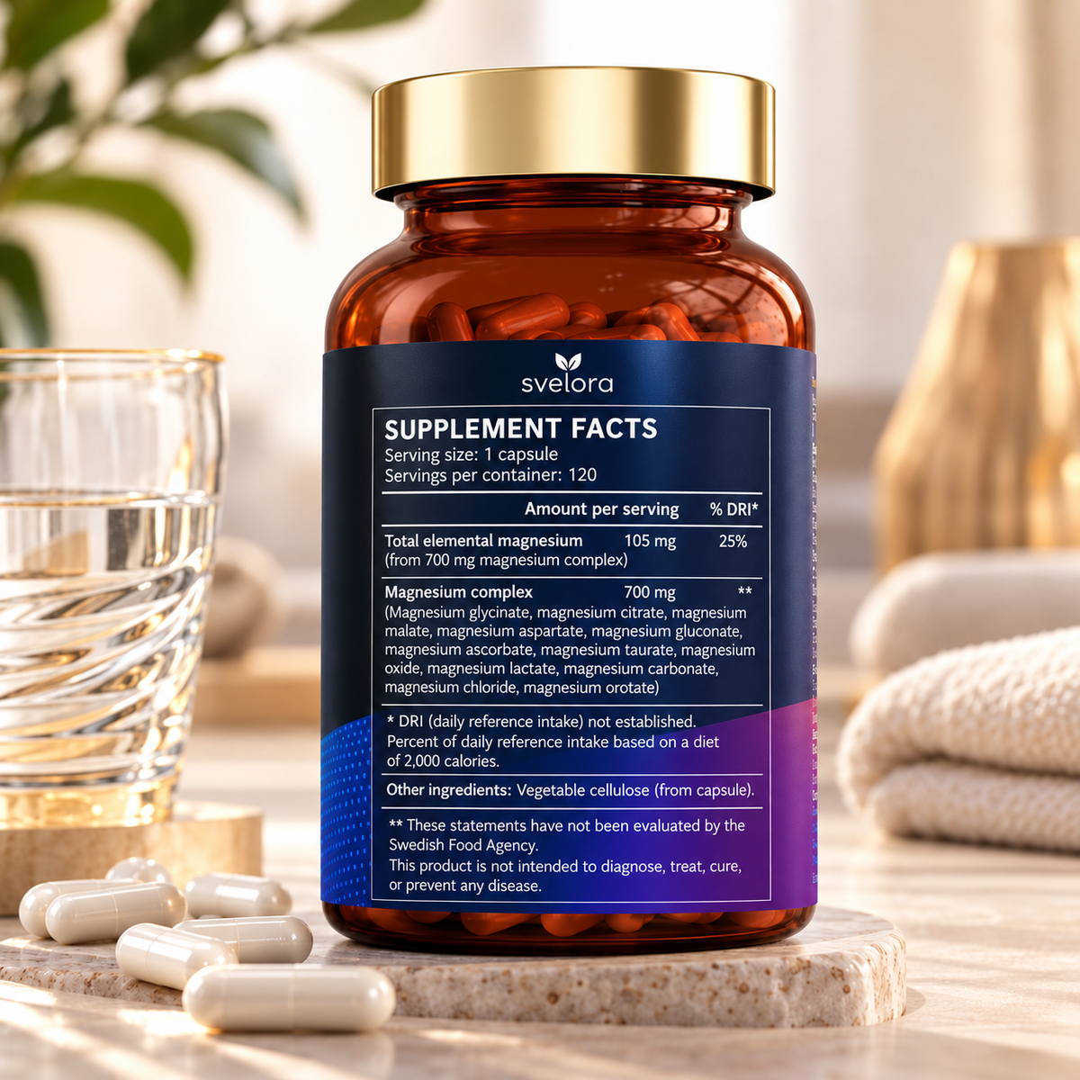 Magnesium 12-in-1 Complex – 12 Forms of Magnesium, Complex, 120 Capsules