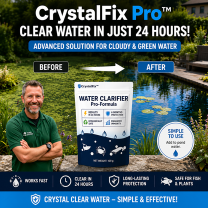 CrystalFix™ Water Clarifier for Ponds & Aquariums