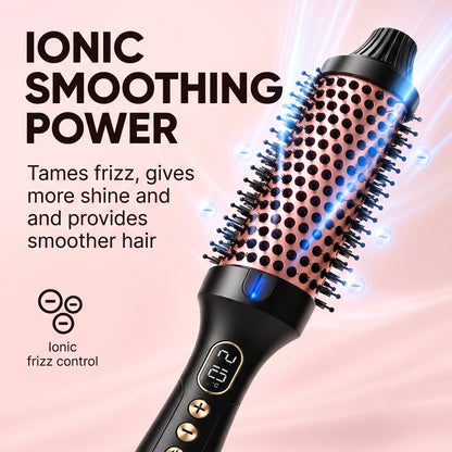 Electric Heat Brush with Ionic Technology – LED Display, Adjustable Temperature up to 210°C