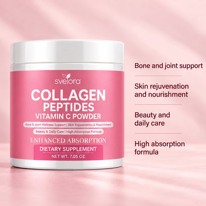 Collagen Peptides with Vitamin C – Powder Supplement 200g