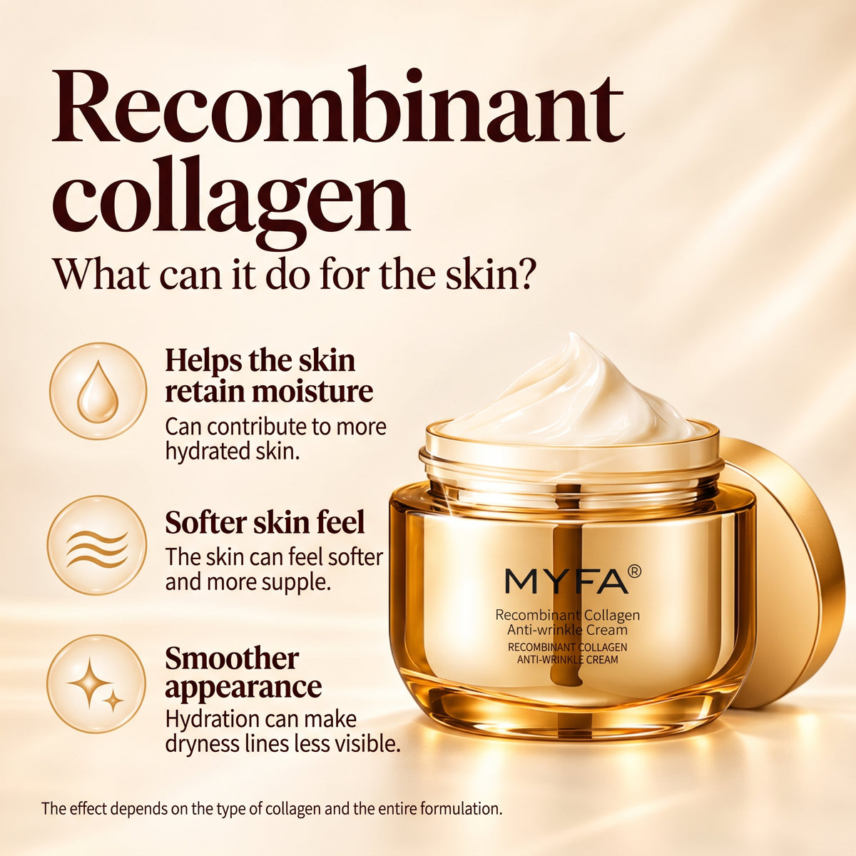Facial Cream with Recombinant Collagen – 50 g