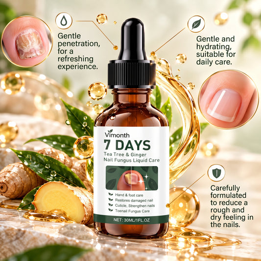 Nail Care with Tea Tree & Ginger – Nourishing Nail Oil for Hands and Feet – 30 ml