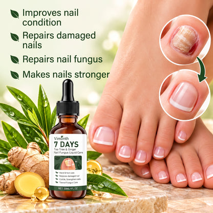Nail Care with Tea Tree & Ginger – Nourishing Nail Oil for Hands and Feet – 30 ml