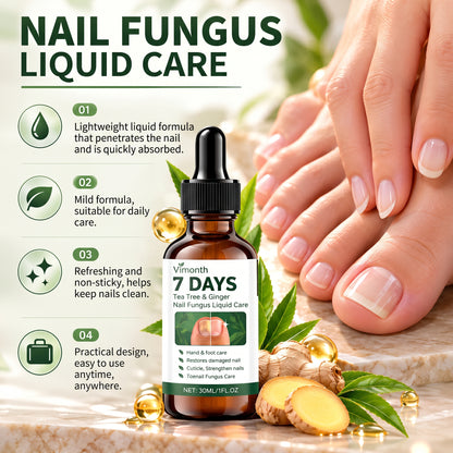 Nail Care with Tea Tree & Ginger – Nourishing Nail Oil for Hands and Feet – 30 ml