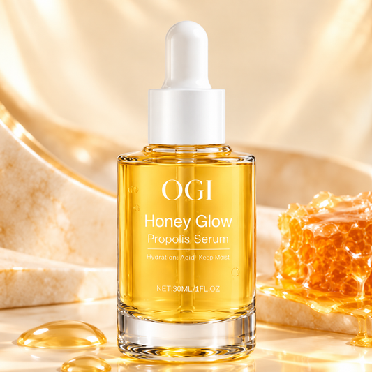 Honey Glow Face Serum with Propolis, Hyaluronic Acid & Kojic Acid – 30 ml
