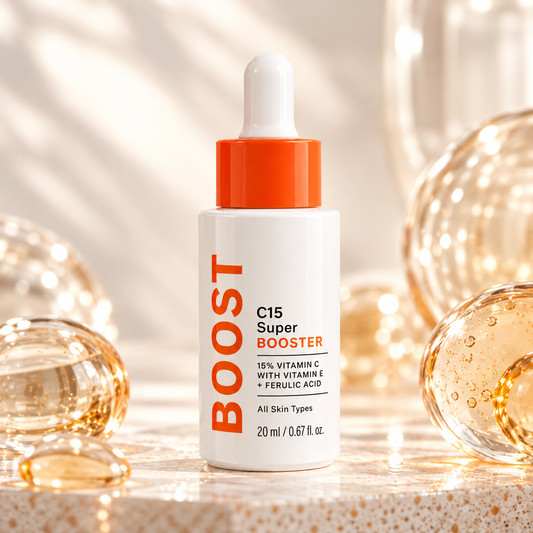 C15 Super Booster Face Serum with 15% Vitamin C, Vitamin E & Ferulic Acid – 20 ml