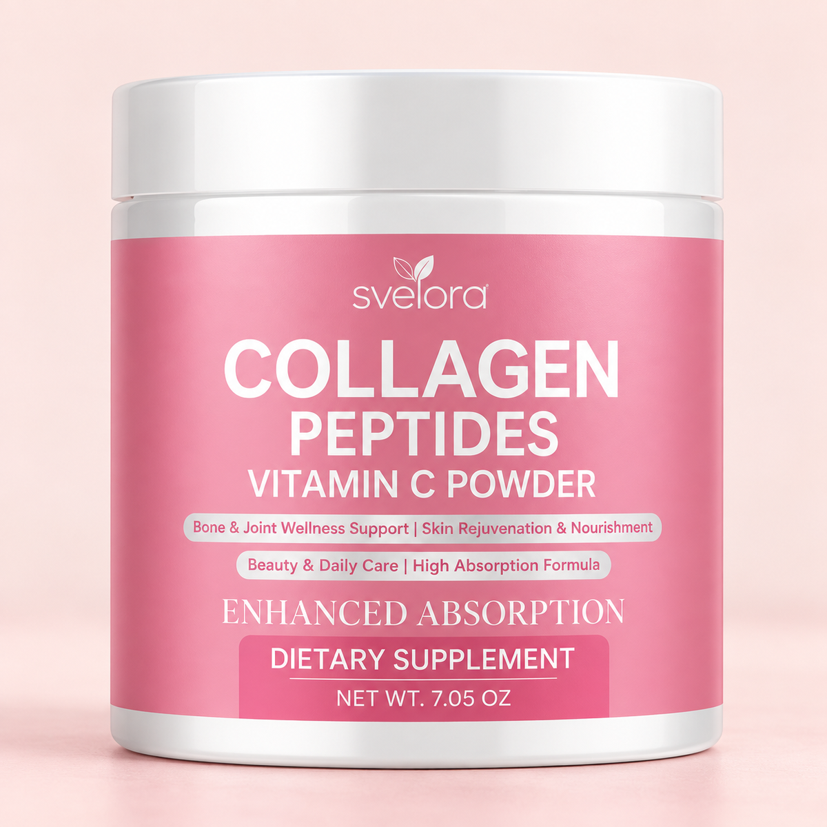 Collagen Peptides with Vitamin C – Powder Supplement 200g
