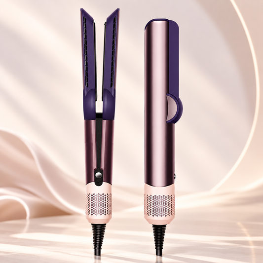 2-in-1 Flat Iron & Hair Dryer with Airflow – Styling Tool for Straight Hair