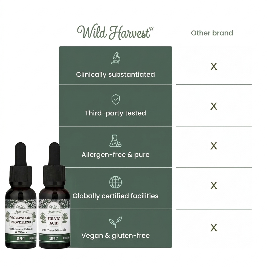 WildHarvest 2-Step Colon Cleanse – a natural herbal formula that supports a cleaner, healthier, and more balanced colon health