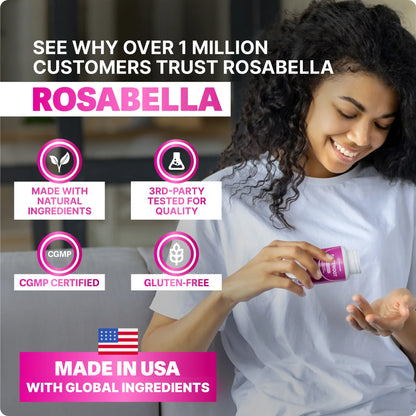Rosabella Organic Beetroot Capsules 1300mg – Beet Root Supplement – 60 capsules