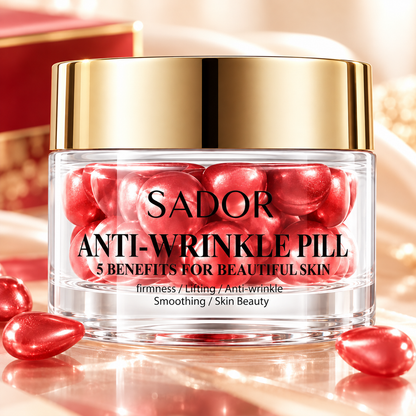 Anti-Age Serum Capsules for the Face – Anti-Wrinkle Essence Oil, 30 Capsules