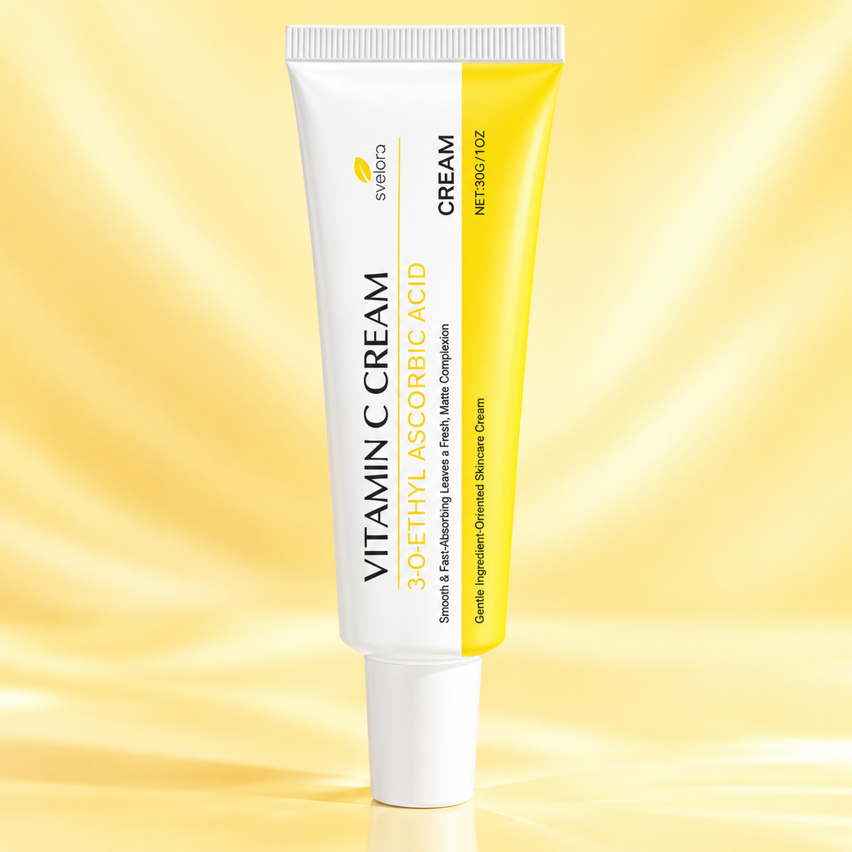 Vitamin C Face Cream with 3-O-Ethyl Ascorbic Acid – For a More Even Skin Tone & Radiance – 30 g