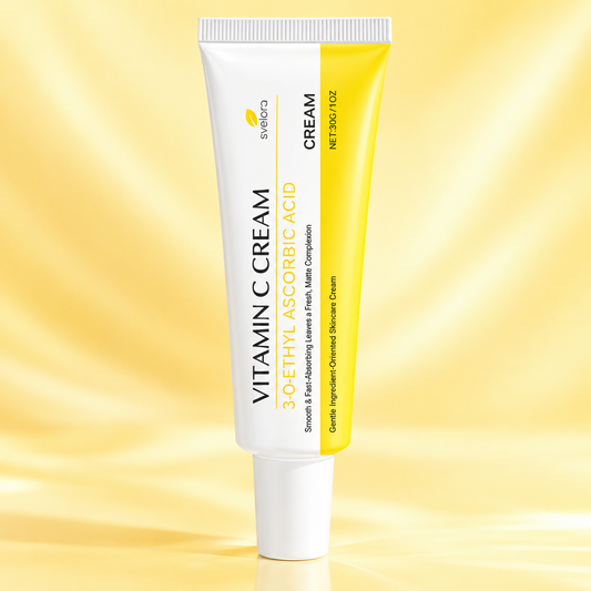 Vitamin C Face Cream with 3-O-Ethyl Ascorbic Acid – For a More Even Skin Tone & Radiance – 30 g