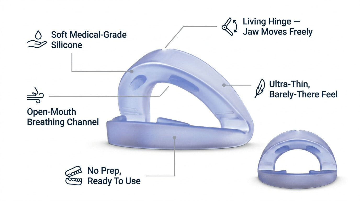 Anti-Snoring Mouthpiece | Adjustable Sleep Guard for Quieter Nights