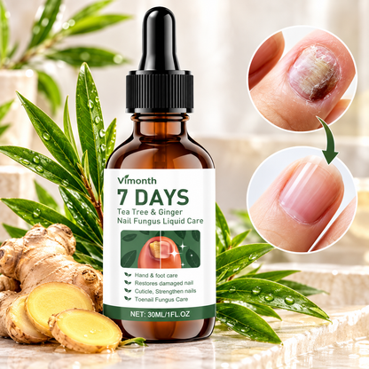 Nail Care with Tea Tree & Ginger – Nourishing Nail Oil for Hands and Feet – 30 ml