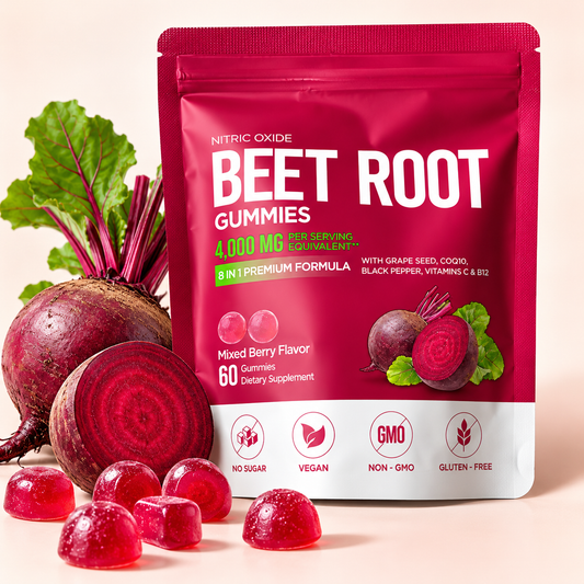 Beet Root Gummies 4000 mg – Beet 8-in-1, 60 pcs