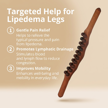 Wooden Lymphatic Massage Therapy Stick