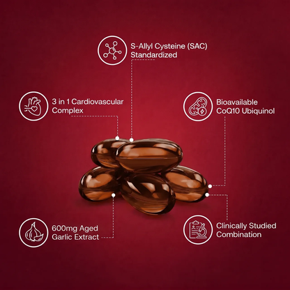 VitalCore Aged Odorless Garlic + CoQ10
