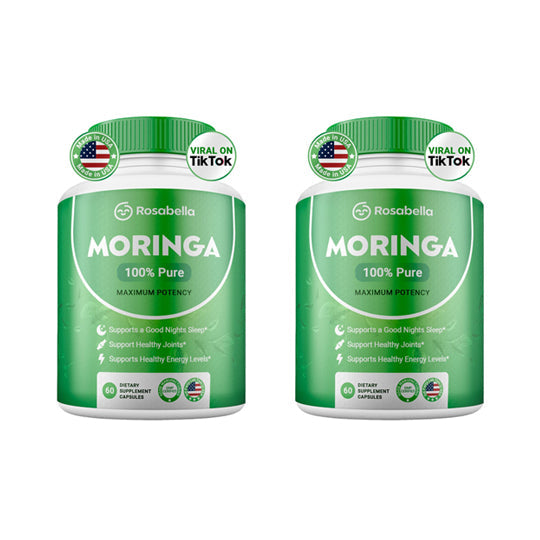 Rosabella Moringa Capsules – Moringa Leaf Powder Supplement – 30 Day Supply