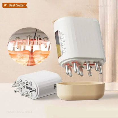 Electric Hair Oil Applicator & Scalp Massager – 6ml Rechargeable Scalp Care Device | RootInfuse™
