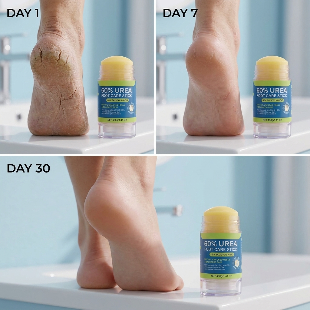 PureFoot 60% Urea Foot Repair Stick for Dry & Cracked Heels