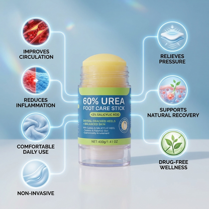 PureFoot 60% Urea Foot Repair Stick for Dry & Cracked Heels