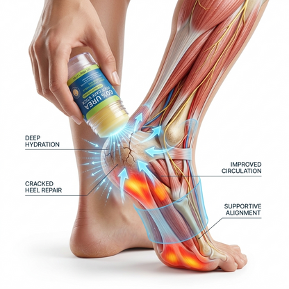 PureFoot 60% Urea Foot Repair Stick for Dry & Cracked Heels