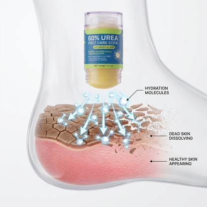 PureFoot 60% Urea Foot Repair Stick for Dry & Cracked Heels